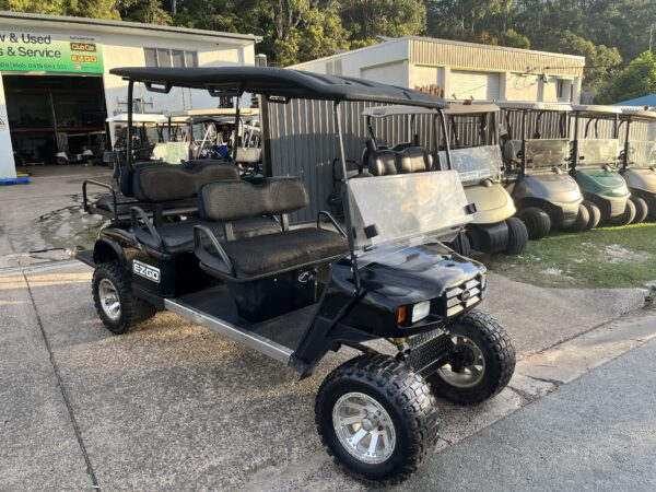Ezgo St Express 2010 Black Petrol 6 Seat E578 (1)